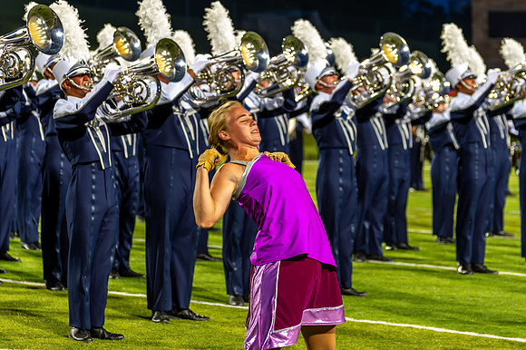 the @BlueStarsdbc #WhitewaterClassic This image of July 5, 2013. drum and bugle corps2013 is from their performance on2013