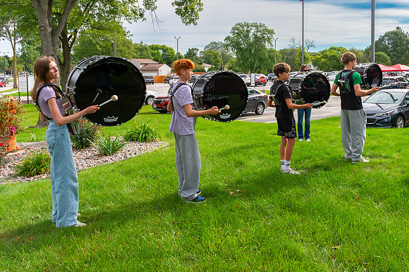 2026 Greendale drum line