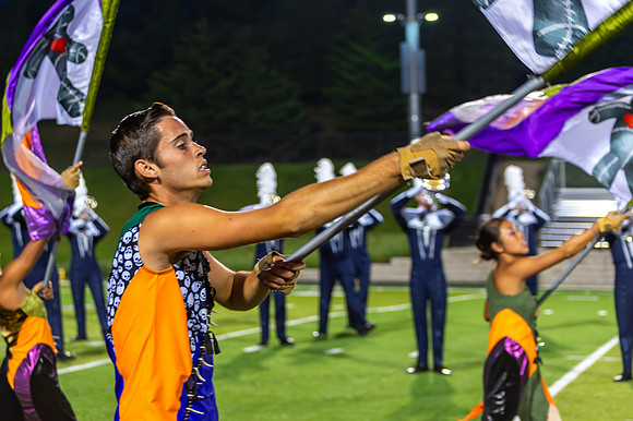 the @BlueStarsdbc #WhitewaterClassic This image of July 5, 2013. drum and bugle corps2013 is from their performance on2013