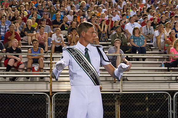 the @MadisonScouts #ShowOfShows This image of June 20, 2014. drum and bugle corps2014 is from their performance on2014
