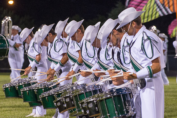 the @MadisonScouts #ShowOfShows This image of June 20, 2014. drum and bugle corps2014 is from their performance on2014