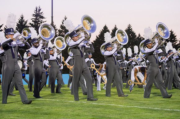 This image of the Blue Stars drum and bugle corps is from their performance on July 3, 2012. #DrumCorpsInternational2012 #DCI2012