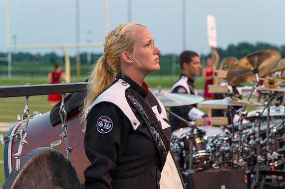 the @CrossmenDCI #MerrillivilleMusicFestival This image of June 22, 2013. drum and bugle corps2013 is from their performance on2013