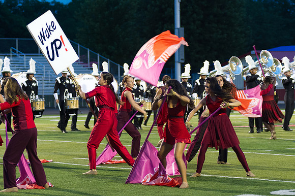 the @CrossmenDCI #DrumsOnParade show This image of June 29, 2013. drum and bugle corps2013 is from their performance on2013