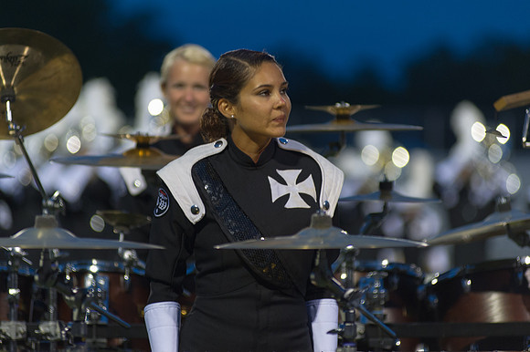 the @CrossmenDCI #DrumsOnParade show This image of June 29, 2013. drum and bugle corps2013 is from their performance on2013