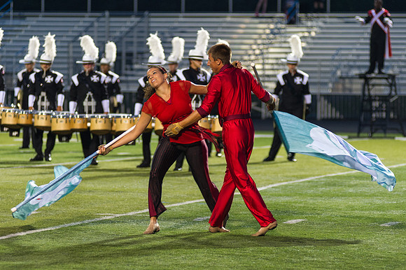 the @CrossmenDCI #DrumsOnParade show This image of June 29, 2013. drum and bugle corps2013 is from their performance on2013