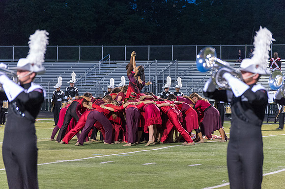 the @CrossmenDCI #DrumsOnParade show This image of June 29, 2013. drum and bugle corps2013 is from their performance on2013