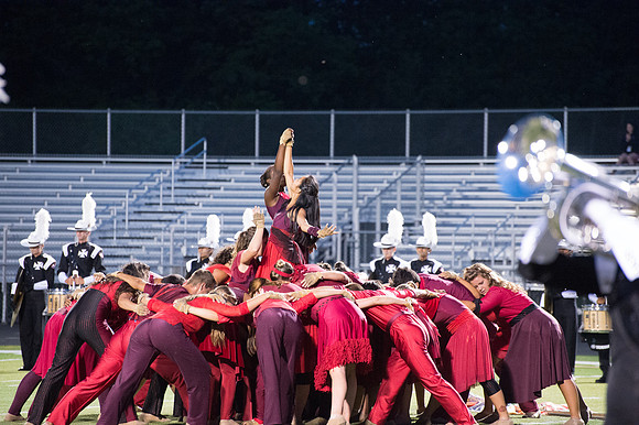 the @CrossmenDCI #DrumsOnParade show This image of June 29, 2013. drum and bugle corps2013 is from their performance on2013
