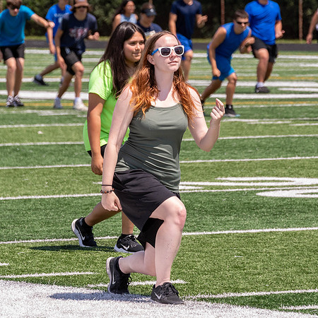 This image of the Greendale Marching Band is from their rehearsal on July 18, 2024. #GreendaleMarchingBand2024 #T2 #BandsOfAmerica2024 #BOA20242024