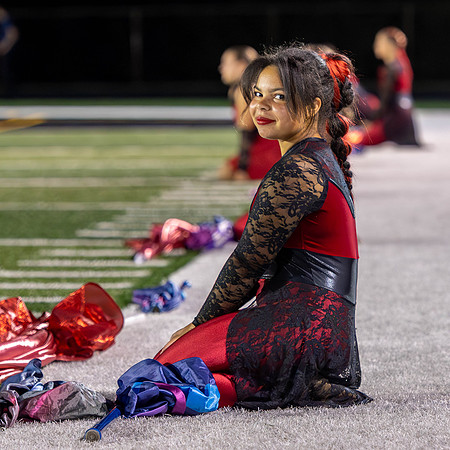 This image of the Greendale Marching Band is from their exhibition performance on October 5, 2024. #GreendaleMarchingBand2024 #T2 #BandsOfAmerica2024 #BOA20242024