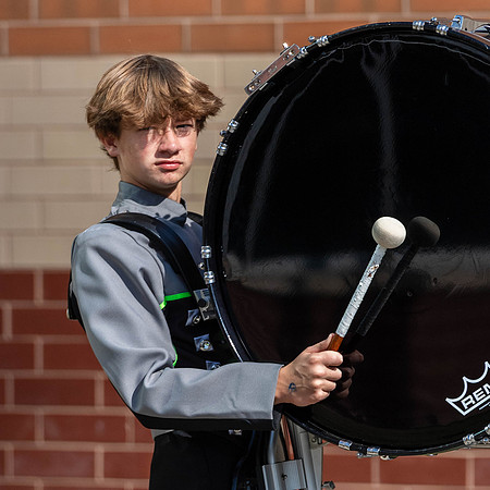 This image of the Greendale Marching Band is from their performance in Oak Creek on October 6, 2024. #GreendaleMarchingBand2024 #T2 #BandsOfAmerica2024 #BOA20242024